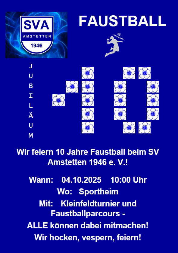 SV Amstetten Berichte Faustball